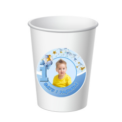 Özel Doğum Günü Baskılı Karton Bardak (10 Ad )