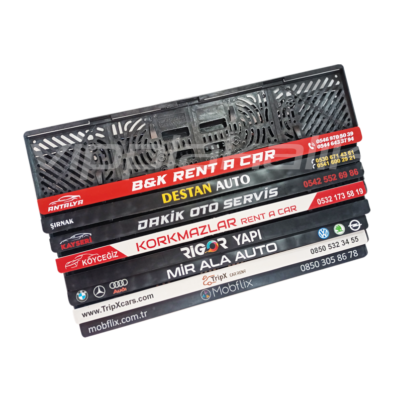 UV Baskılı Toptan Oto Plakalık